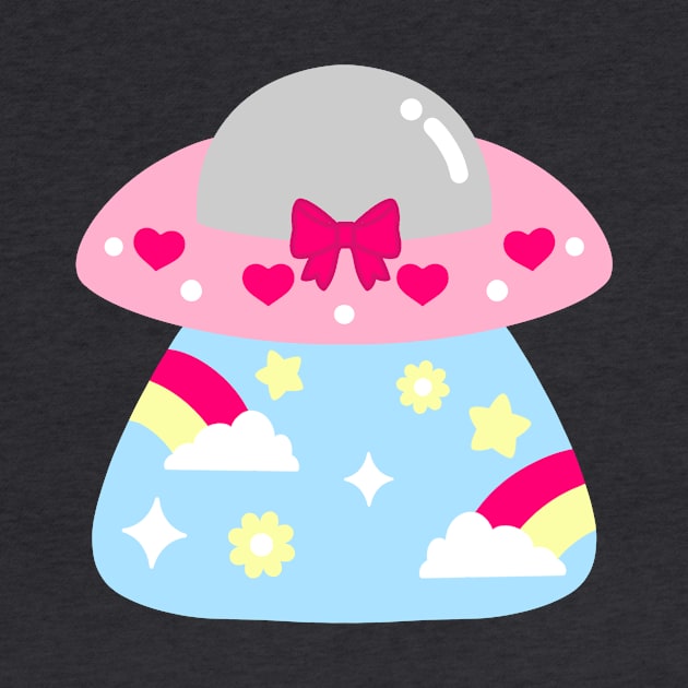 Kawaii UFO by AlexaLegacy